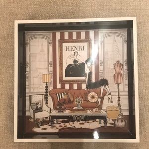 Brand  New Henri Bendel decorative tray
